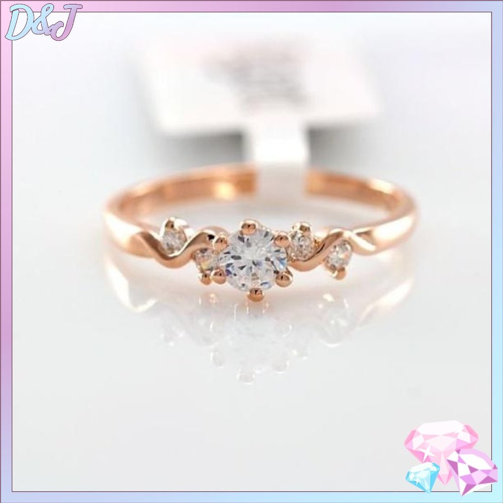 💎✨ Rose Gold Dainty Ring